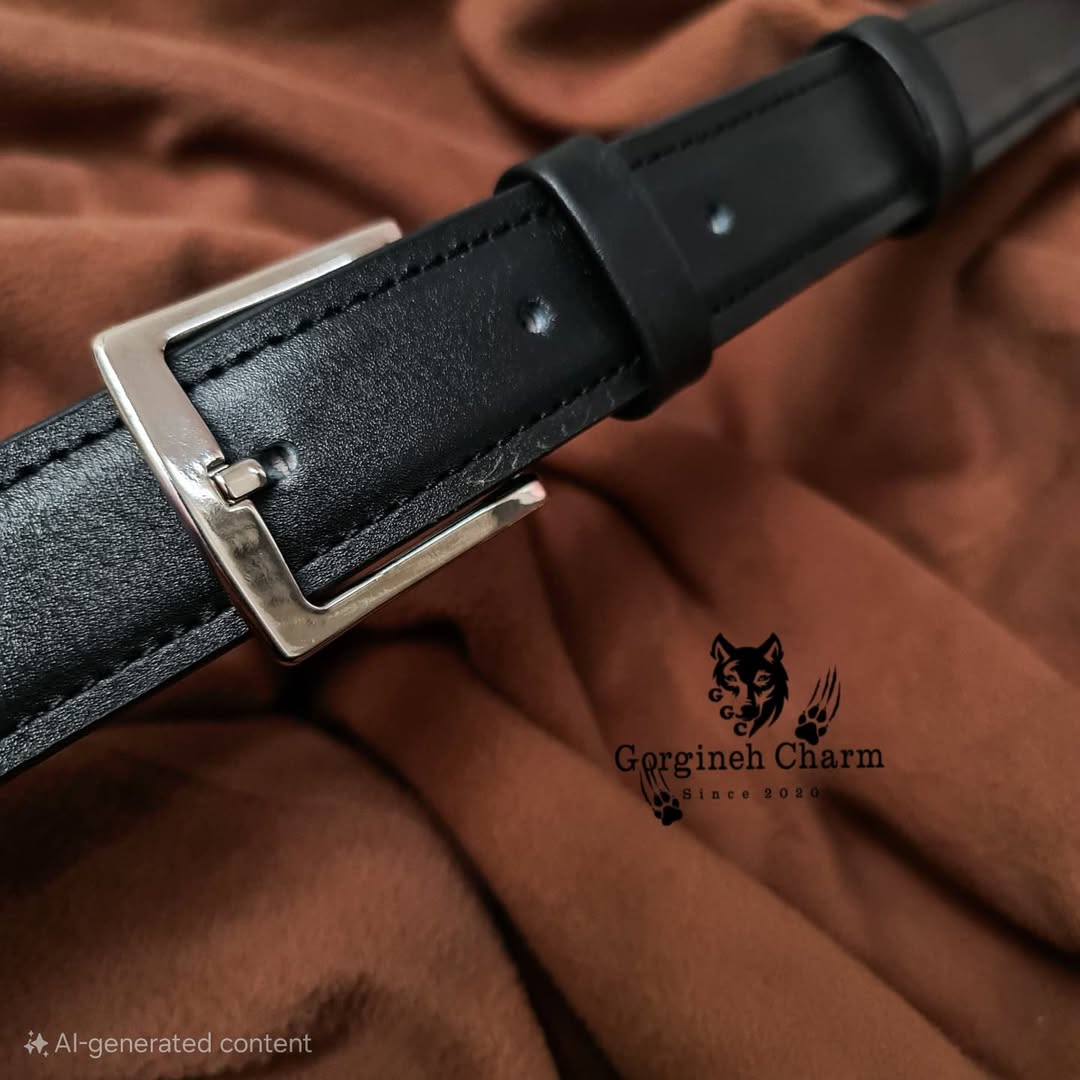 کمربند سه لایه چرم لوکس ناپا گاوی