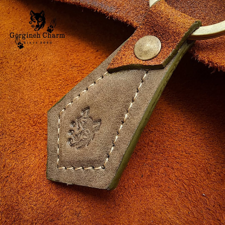 جاکلیدی چرم طبیعی