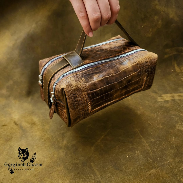 کیف شوزبگ مردانه چرم طبیعی