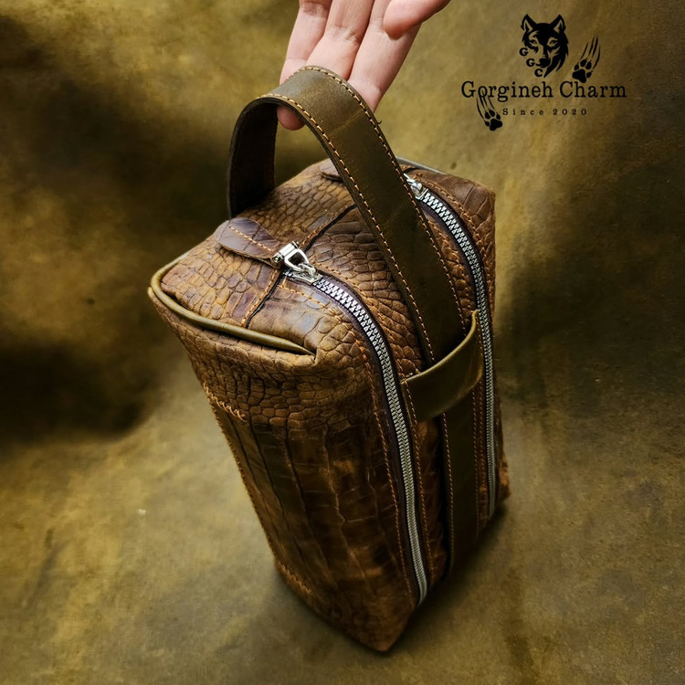 کیف شوزبگ مردانه چرم طبیعی