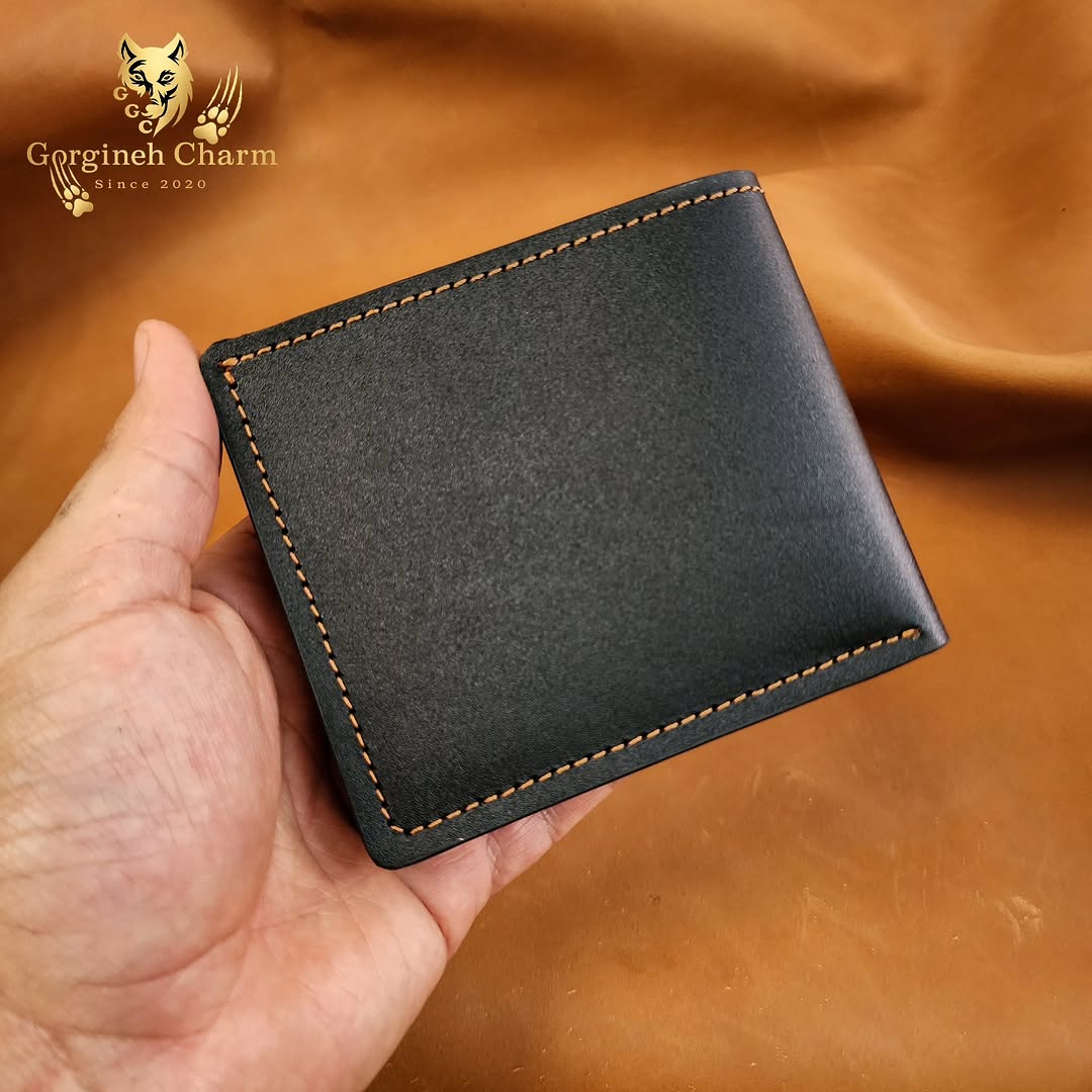 کیف پول لوکس چرم طبیعی گاوی