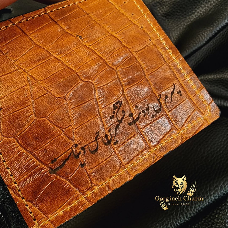 کیف پول لوکس چرم طبیعی گاوی
